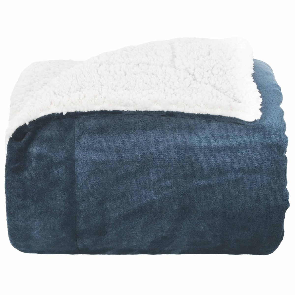 vidaXL Ριχτάρι Σκούρο μπλε 220 x 240 cm 2.67 kg Μαλλί