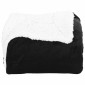 vidaXL Ριχτάρι Μαύρο 130 x 150 cm 1 kg Μαλλί