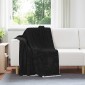 vidaXL Ριχτάρι Μαύρο 130 x 150 cm 1 kg Μαλλί