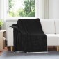 vidaXL Ριχτάρι Μαύρο 150 x 200 cm 1.64 kg Μαλλί