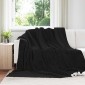 vidaXL Ριχτάρι Μαύρο 220 x 240 cm 2.67 kg Μαλλί