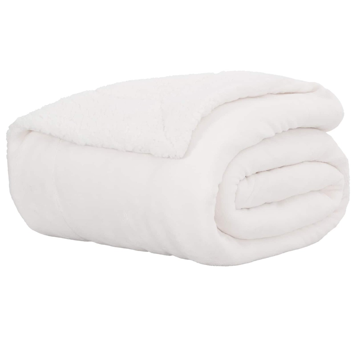 vidaXL Ριχτάρι Λευκό 150 x 200 cm 1.64 kg Μαλλί