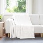 vidaXL Ριχτάρι Λευκό 150 x 200 cm 1.64 kg Μαλλί