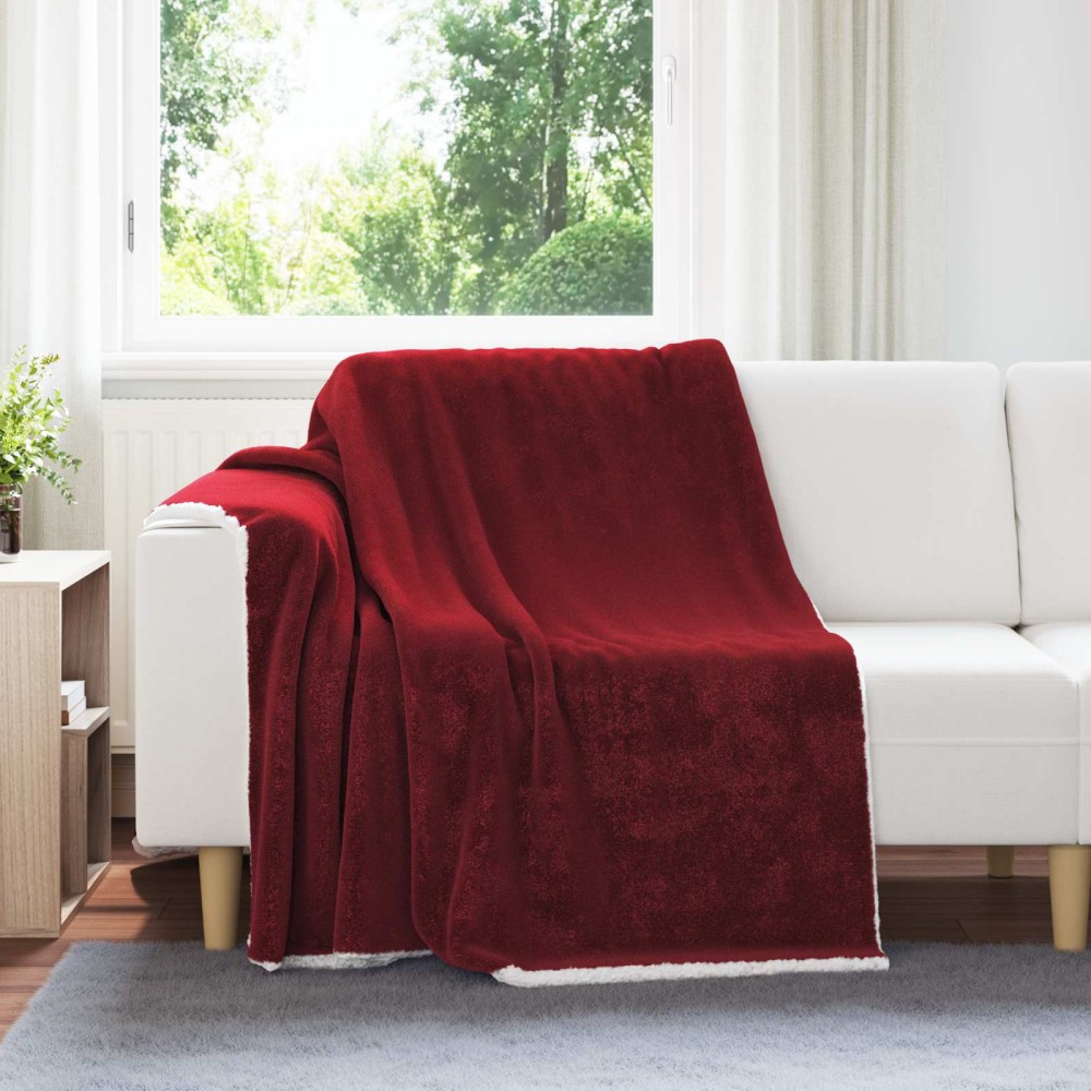 vidaXL Ριχτάρι Βεραμάν Κόκκινο 150 x 200 cm 1.64 kg Μαλλί