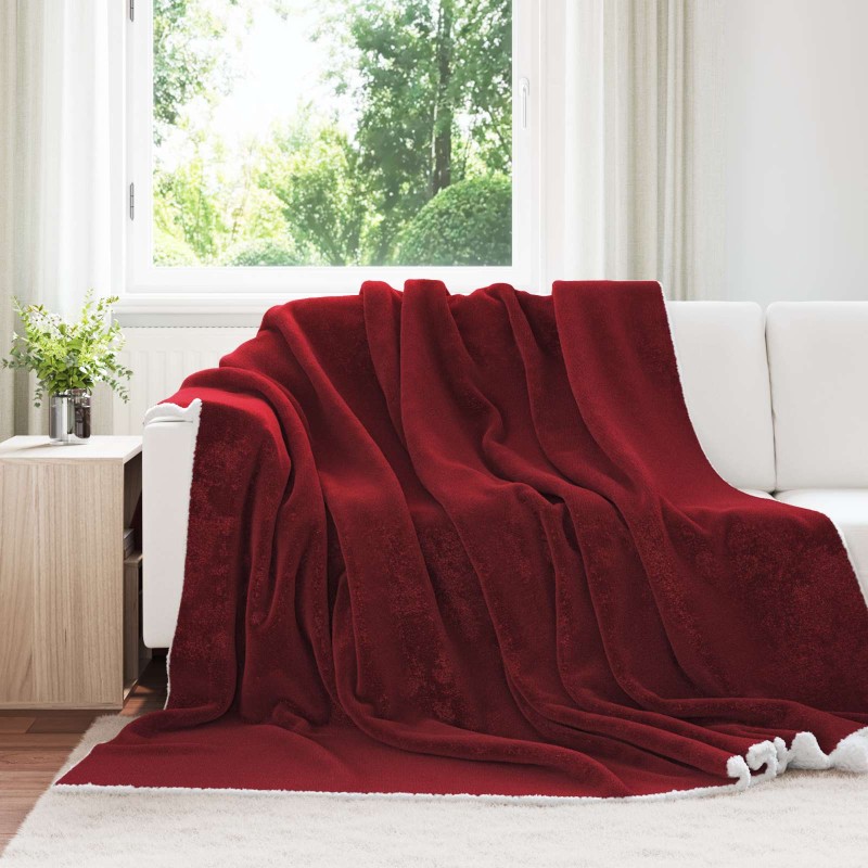 vidaXL Ριχτάρι Βεραμάν Κόκκινο 220 x 240 cm 2.67 kg Μαλλί
