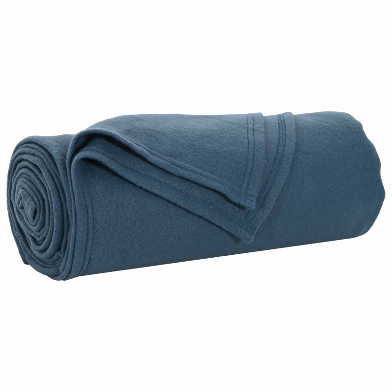 vidaXL Ριχτάρι Σκούρο μπλε 200 x 150 cm 0.42 kg Μαλλί