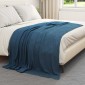 vidaXL Ριχτάρι Σκούρο μπλε 200 x 150 cm 0.42 kg Μαλλί