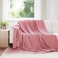 vidaXL Ριχτάρι Ροζ 240 x 220 cm 0.74 kg Μαλλί