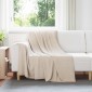 vidaXL Ριχτάρια 6 τμχ. Μπεζ 200 x 150 cm 2.61 kg Μαλλί