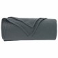 vidaXL Ριχτάρια 6 τμχ. Σκούρο Γκρι 240 x 220 cm 4.44 kg Μαλλί