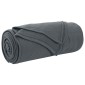 vidaXL Ριχτάρια 6 τμχ. Σκούρο Γκρι 270 x 240 cm 5.08 kg Μαλλί