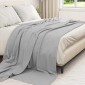 vidaXL Ριχτάρια 6 τμχ. Γκρι 240 x 220 cm 4.28 kg Μαλλί