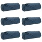 vidaXL Ριχτάρια 6 τμχ. Σκούρο μπλε 200 x 150 cm 2.52 kg Μαλλί