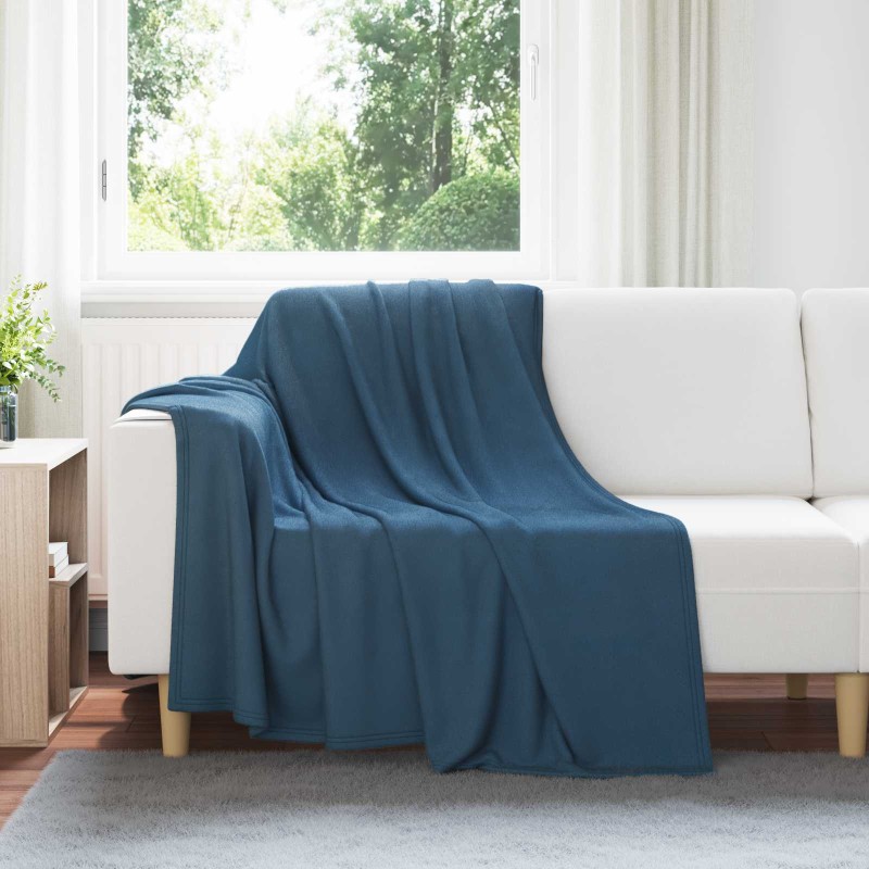 vidaXL Ριχτάρια 6 τμχ. Σκούρο μπλε 200 x 150 cm 2.52 kg Μαλλί