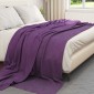 vidaXL Ριχτάρια 6 τμχ. Μοβ 270 x 240 cm 5.44 kg Μαλλί