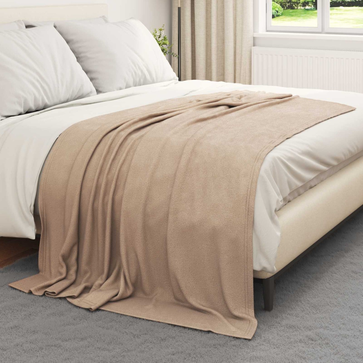 vidaXL Ριχτάρια 24 τμχ. Καμηλοπάρδαλη 200 x 150 cm 10.08 kg Μαλλί