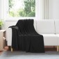 vidaXL Ριχτάρια 24 τμχ. Μαύρο 170 x 130 εκ. 7.43 kg Μαλλί