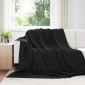 vidaXL Ριχτάρια 24 τμχ. Μαύρο 270 x 240 cm 21.77 kg Μαλλί