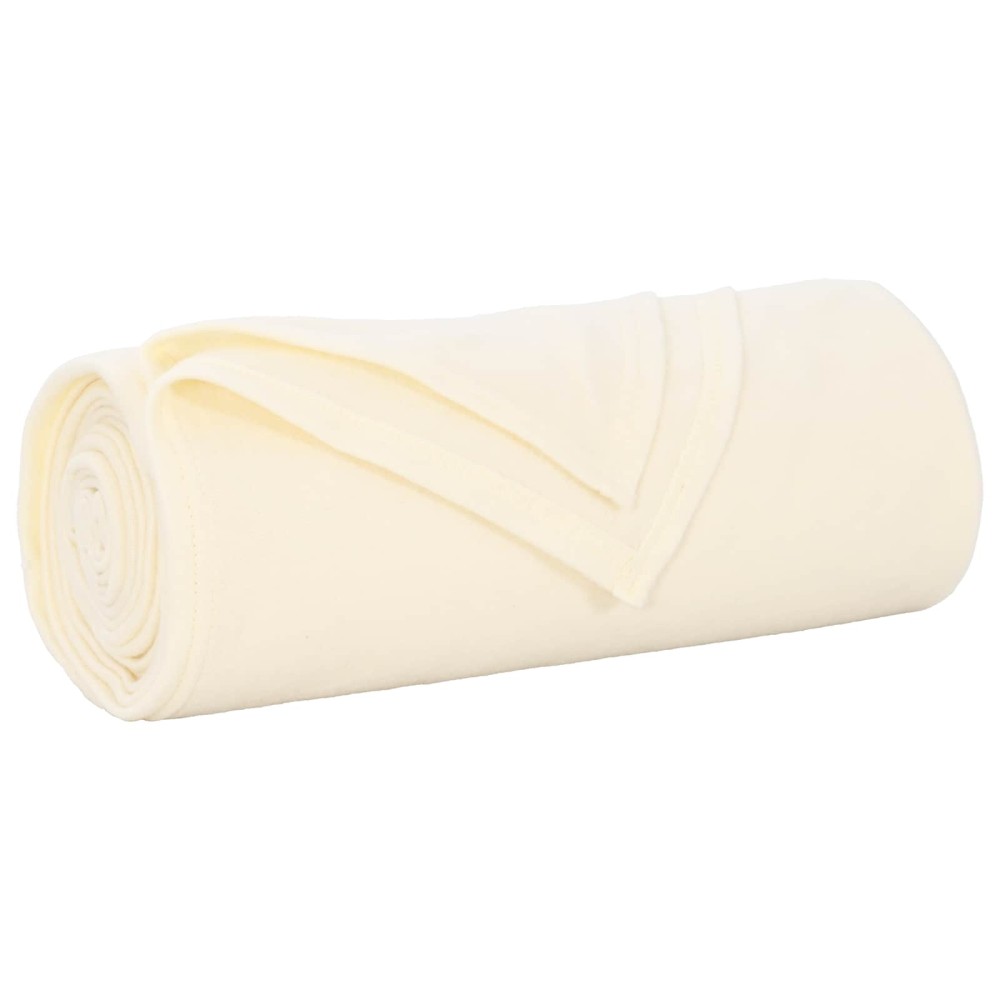 vidaXL Ριχτάρια 24 τμχ. Κρεμ 170 x 130 εκ. 7.81 kg Μαλλί