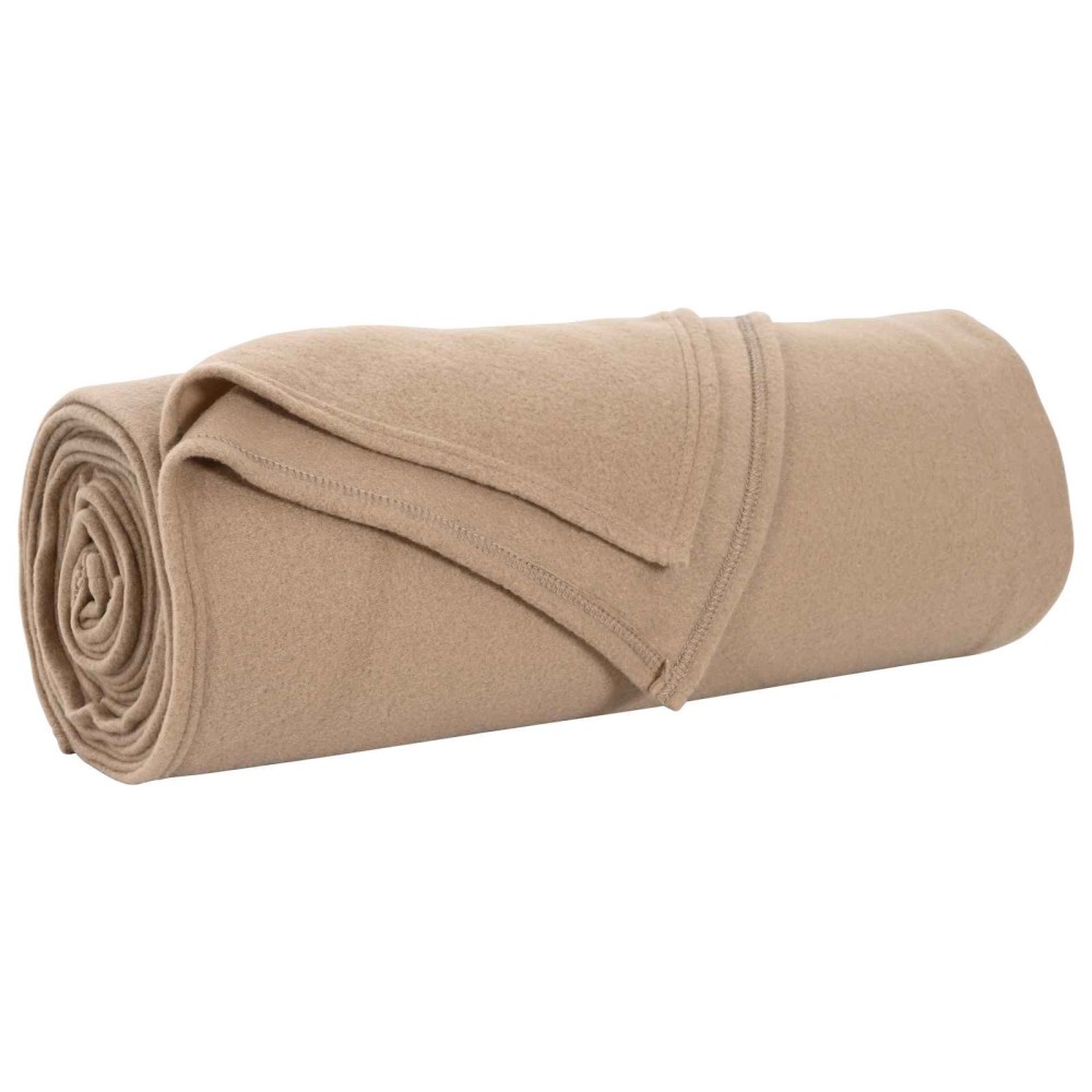 vidaXL Ριχτάρι Καμηλοπάρδαλη 210 x 140 εκ 0.41 kg Μαλλί