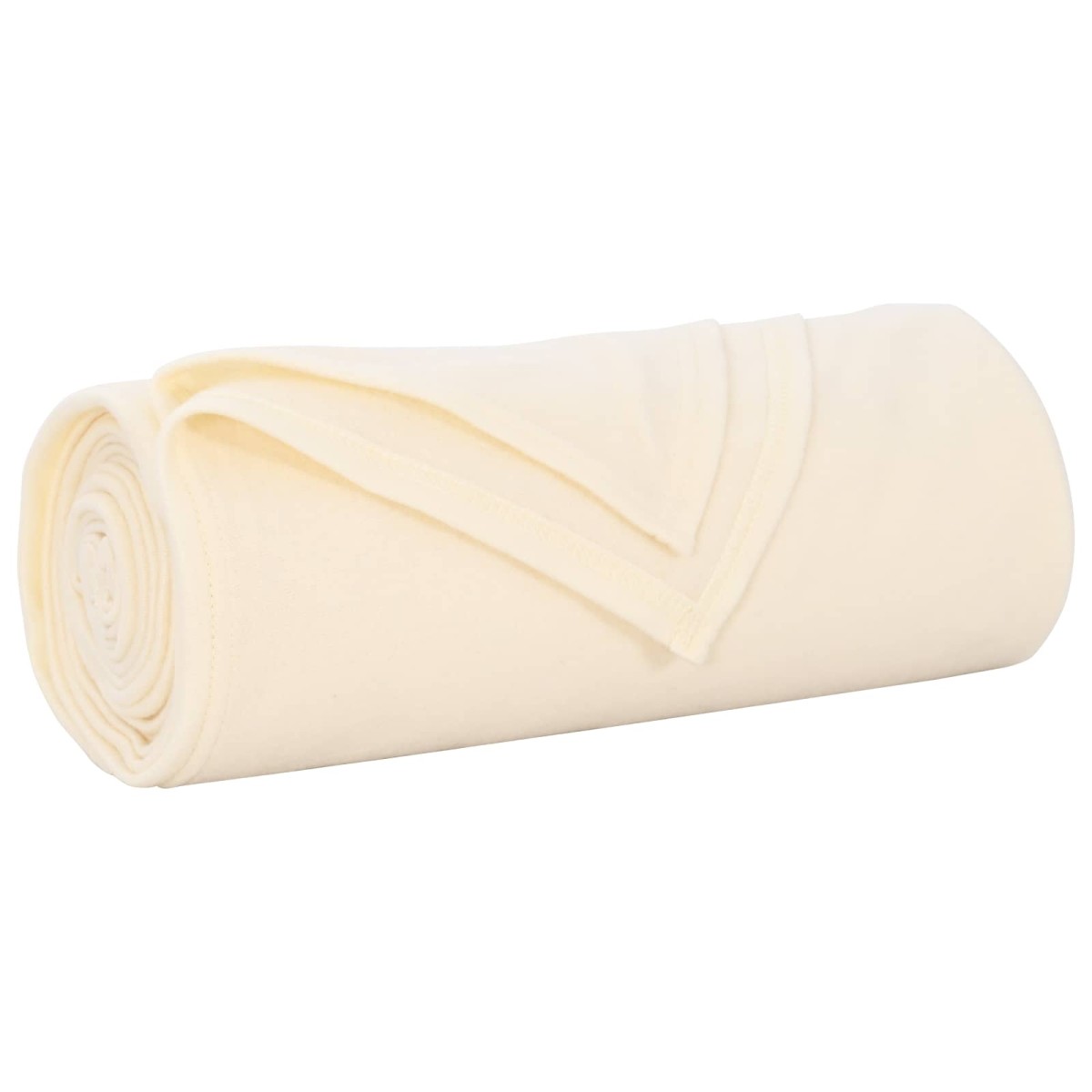 vidaXL Ριχτάρια 6 τμχ. Κρεμ 280 x 210 εκ. 4.85 kg Μαλλί