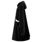 vidaXL Φούτερ-κουβέρτα Μαύρο L Φλις και Φλανέλ