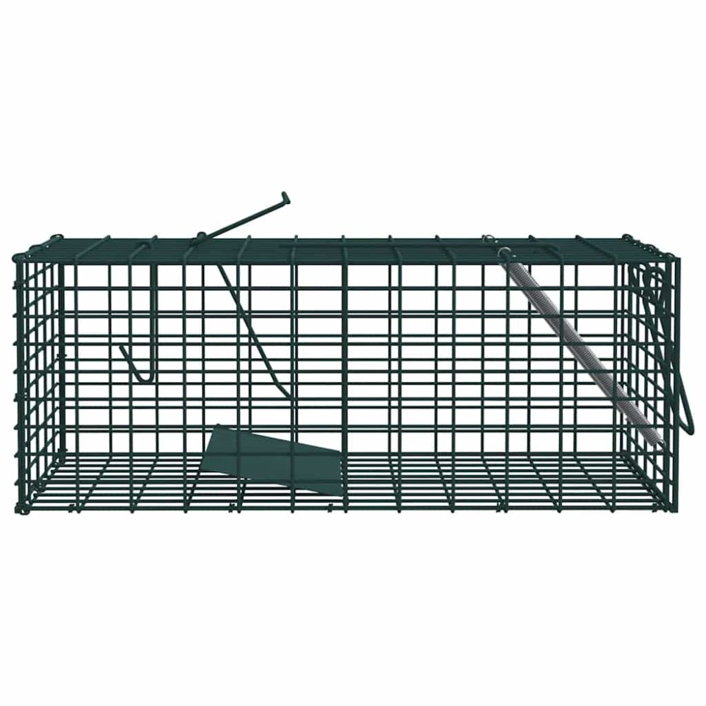 vidaXL Παγίδα Ζώων Πράσινο 31 x 13 x 12 εκ. Ατσάλι