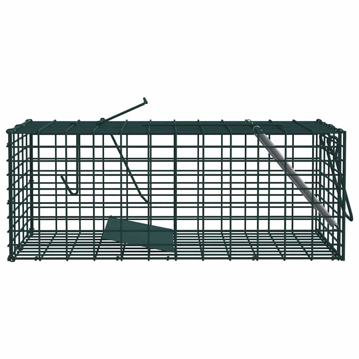 vidaXL Παγίδα Ζώων Πράσινο 31 x 13 x 12 εκ. Ατσάλι