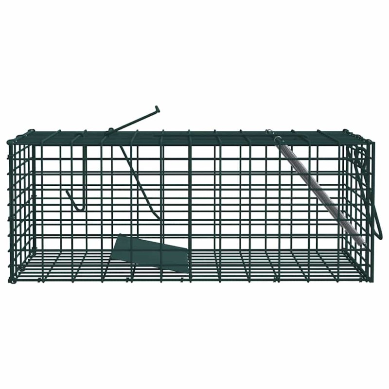 vidaXL Παγίδα Ζώων Πράσινο 31 x 13 x 12 εκ. Ατσάλι