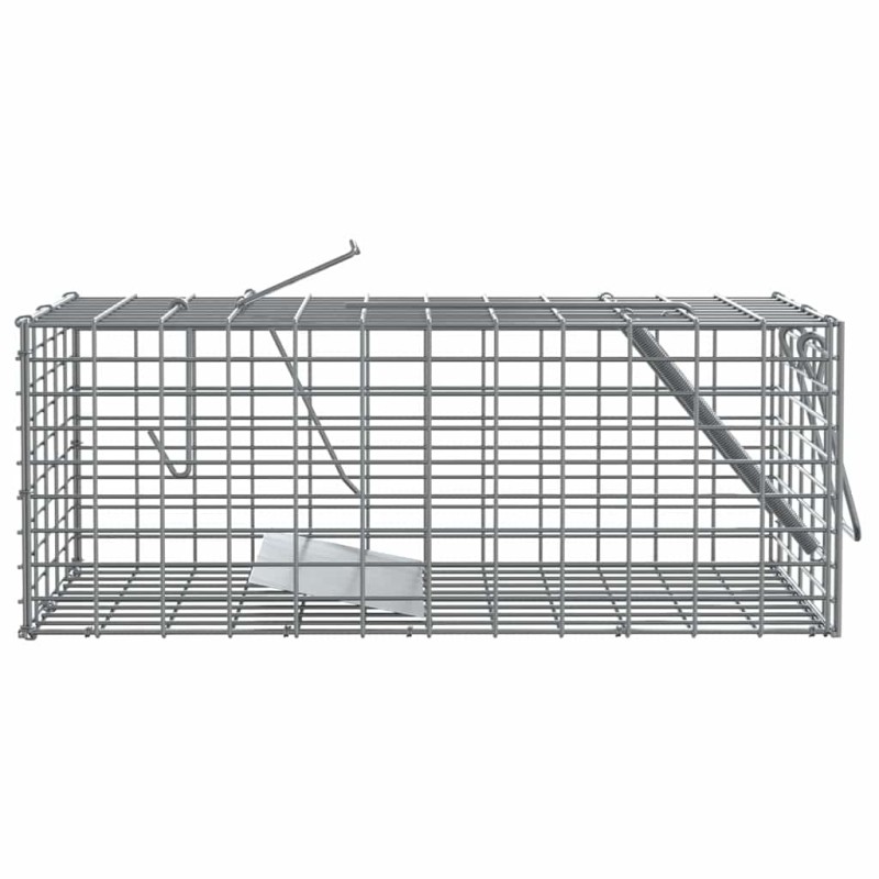 vidaXL Παγίδα Ζώων Ανθρακί 31 x 13 x 12 εκ. Ατσάλι