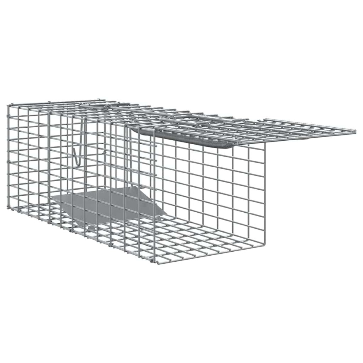 vidaXL Παγίδα Ζώων Ανθρακί 31 x 13 x 12 εκ. Ατσάλι