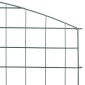 vidaXL Σετ φράχτη για λιμνούλες 5 τμχ. 100 x 50 cm Ατσάλι Πράσινο