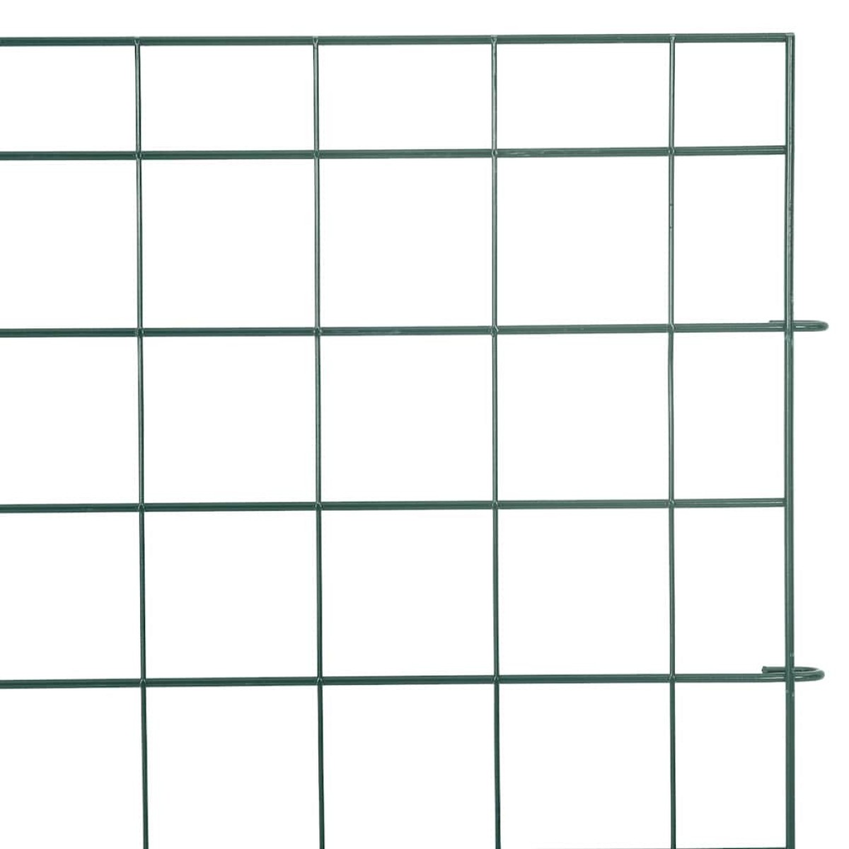 vidaXL Σετ φράχτη για λιμνούλες 5 τμχ. 100 x 50 cm Ατσάλι Πράσινο