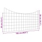 vidaXL Σετ φράχτη για λιμνούλες 5 τμχ. 100 x 50 cm Ατσάλι Πράσινο