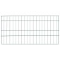 vidaXL Σετ φράχτη για λιμνούλες 5 τμχ. 100 x 50 cm Ατσάλι Πράσινο