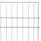 vidaXL Σετ φράχτη για λιμνούλες 5 τμχ. 100 x 50 cm Ατσάλι Πράσινο