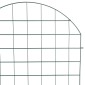 vidaXL Σετ φράχτη για λιμνούλες 8 τμχ. 50 x 80 cm Ατσάλι Πράσινο