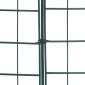 vidaXL Σετ φράχτη για λιμνούλες 8 τμχ. 50 x 80 cm Ατσάλι Πράσινο