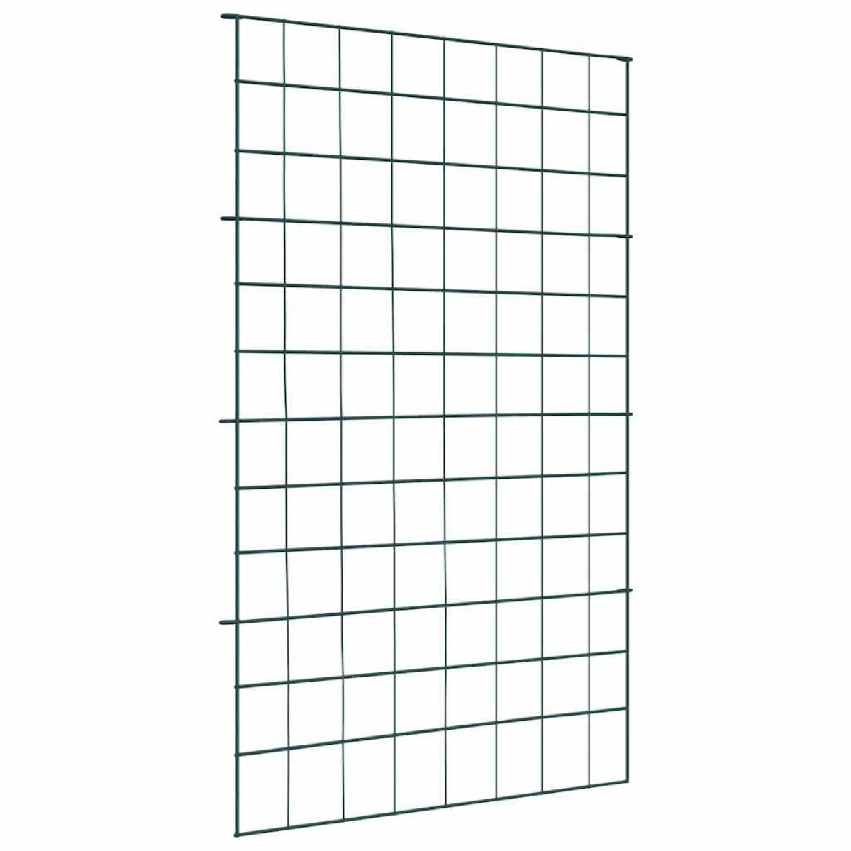 vidaXL Σετ φράχτη για λιμνούλες 8 τμχ. 50 x 80 cm Ατσάλι Πράσινο