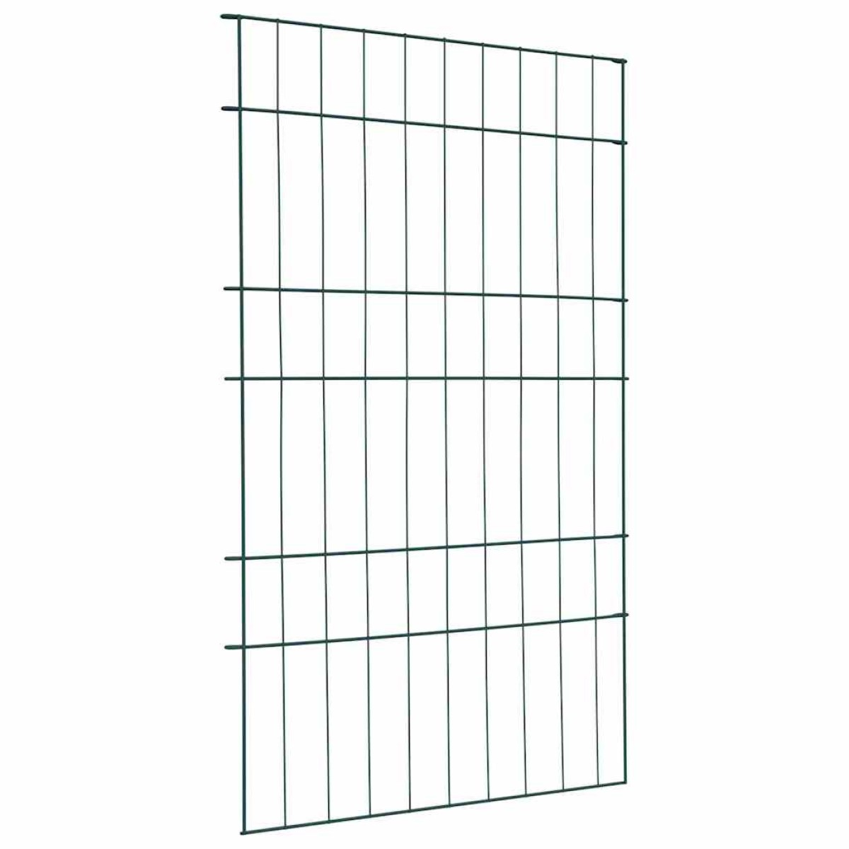 vidaXL Σετ φράχτη για λιμνούλες 8 τμχ. 50 x 80 cm Ατσάλι Πράσινο
