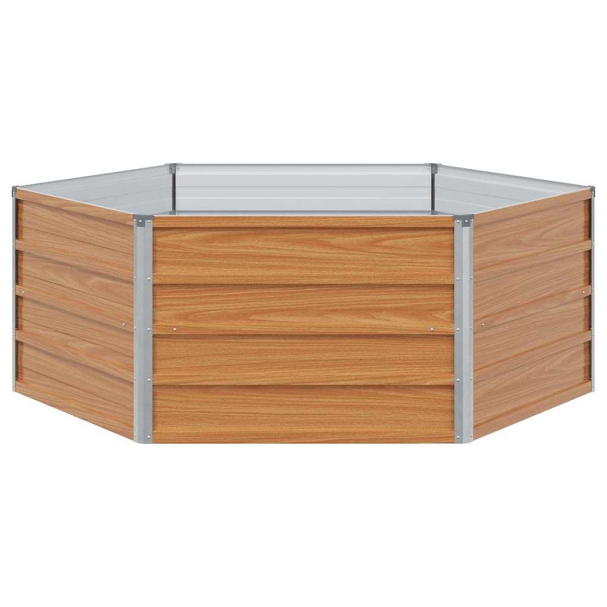 vidaXL Υψωμένο Κρεβάτι Κήπου Φαίνεται ξύλινο 129 x 129 x 45 cm