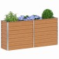 vidaXL Υπερυψωμένη Ζαρντινιέρα Ανοιχτό καφέ 160 x 40 x 77 cm