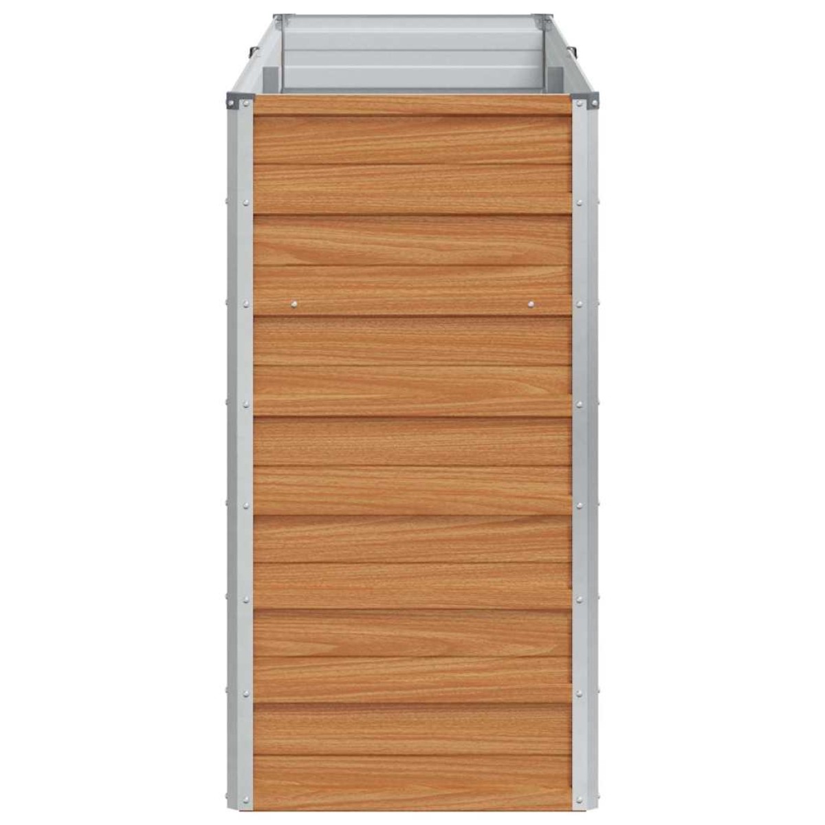 vidaXL Υπερυψωμένη Ζαρντινιέρα Ανοιχτό καφέ 160 x 40 x 77 cm