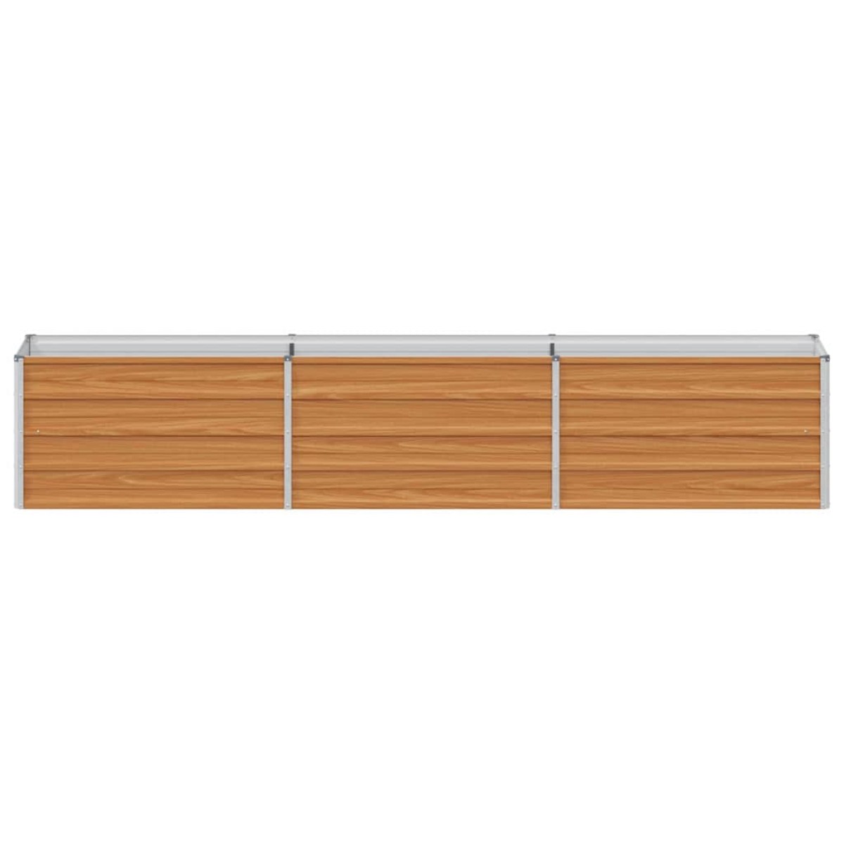 vidaXL Υπερυψωμένη Ζαρντινιέρα Ανοιχτό καφέ 240 x 40 x 45 cm