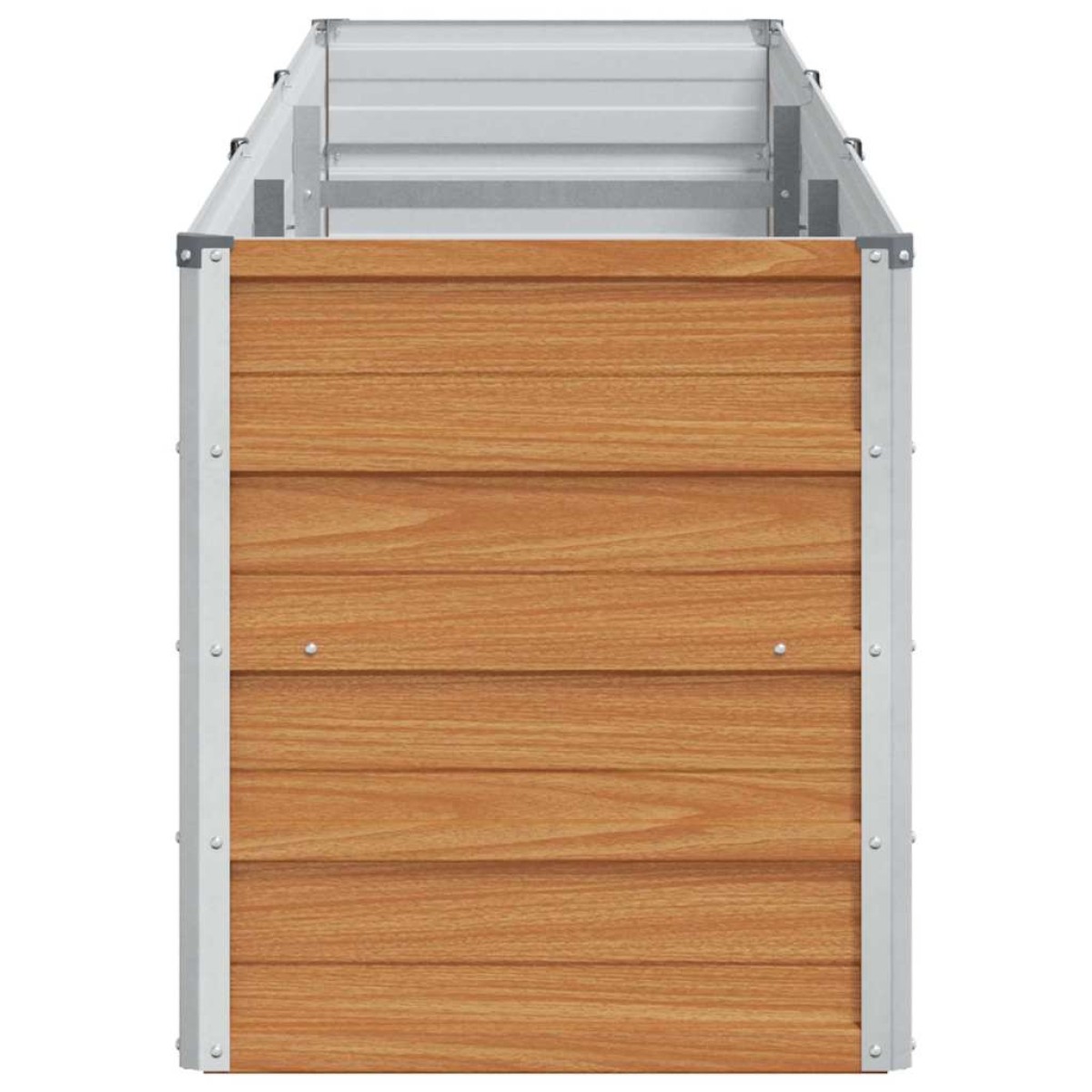 vidaXL Υπερυψωμένη Ζαρντινιέρα Ανοιχτό καφέ 240 x 40 x 45 cm