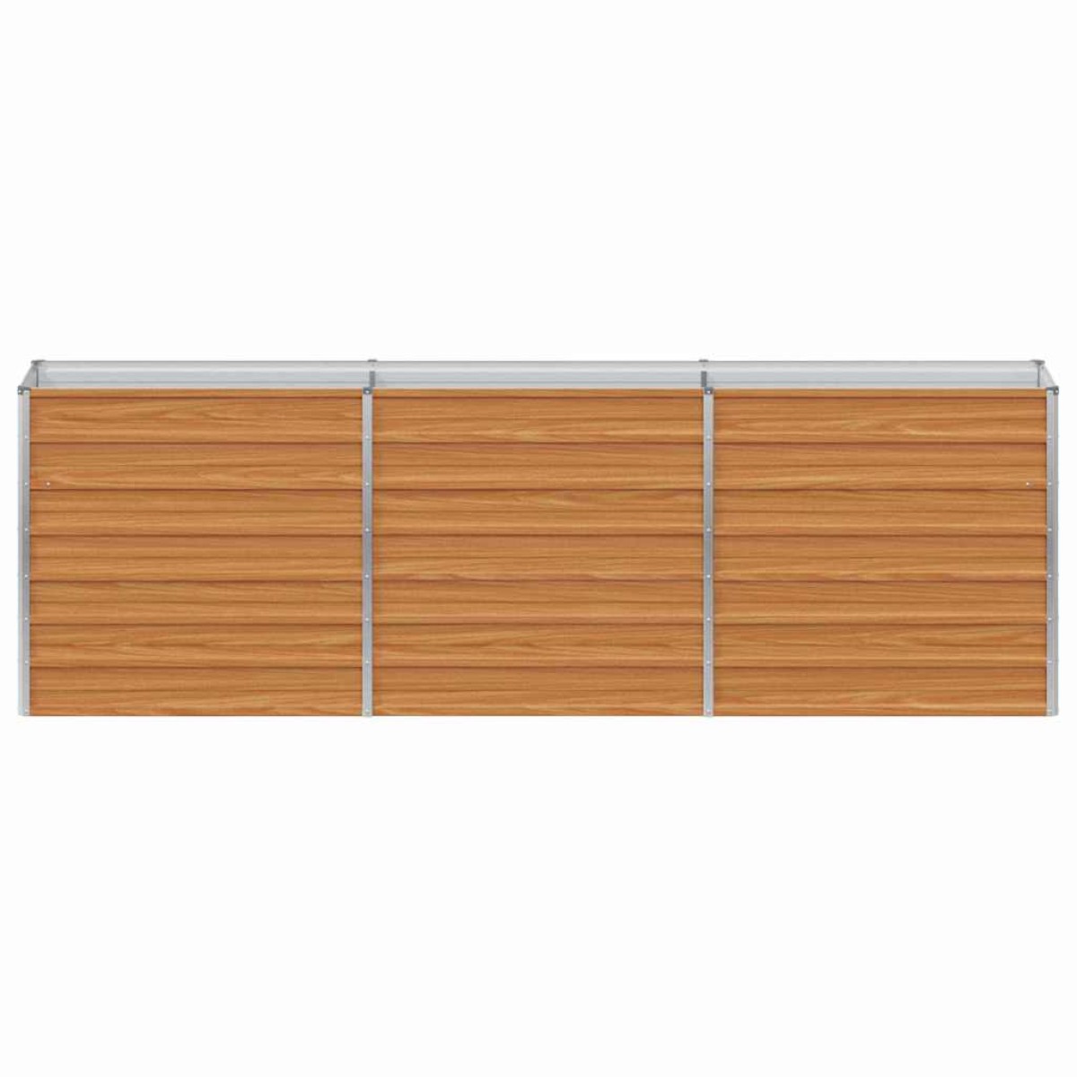 vidaXL Υπερυψωμένη Ζαρντινιέρα Ανοιχτό καφέ 240 x 40 x 77 cm