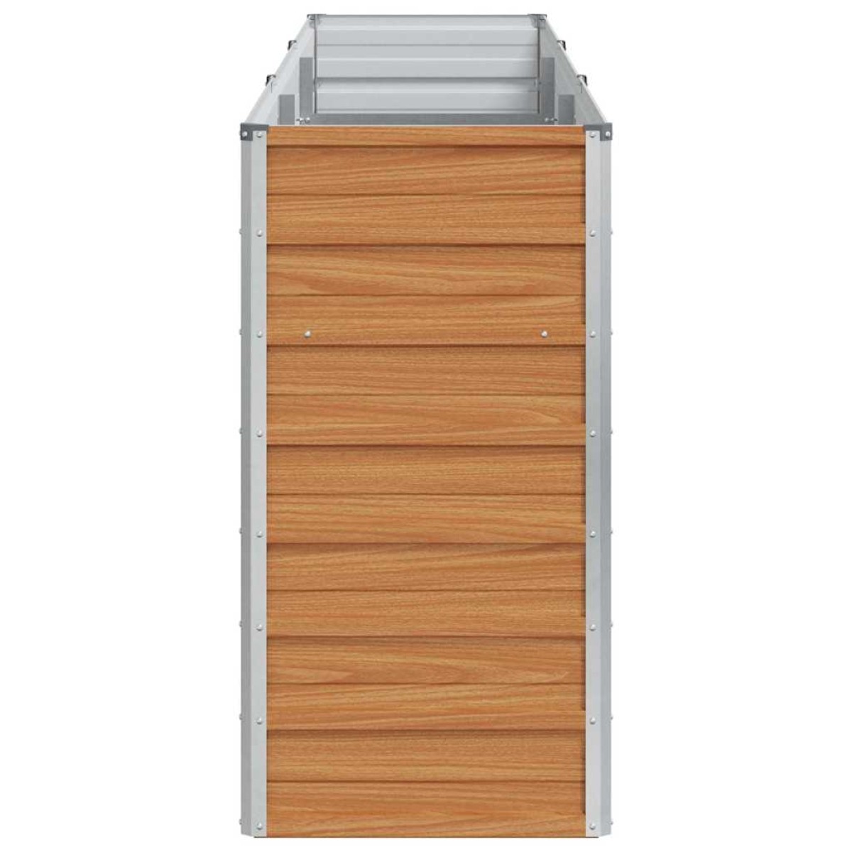 vidaXL Υπερυψωμένη Ζαρντινιέρα Ανοιχτό καφέ 240 x 40 x 77 cm
