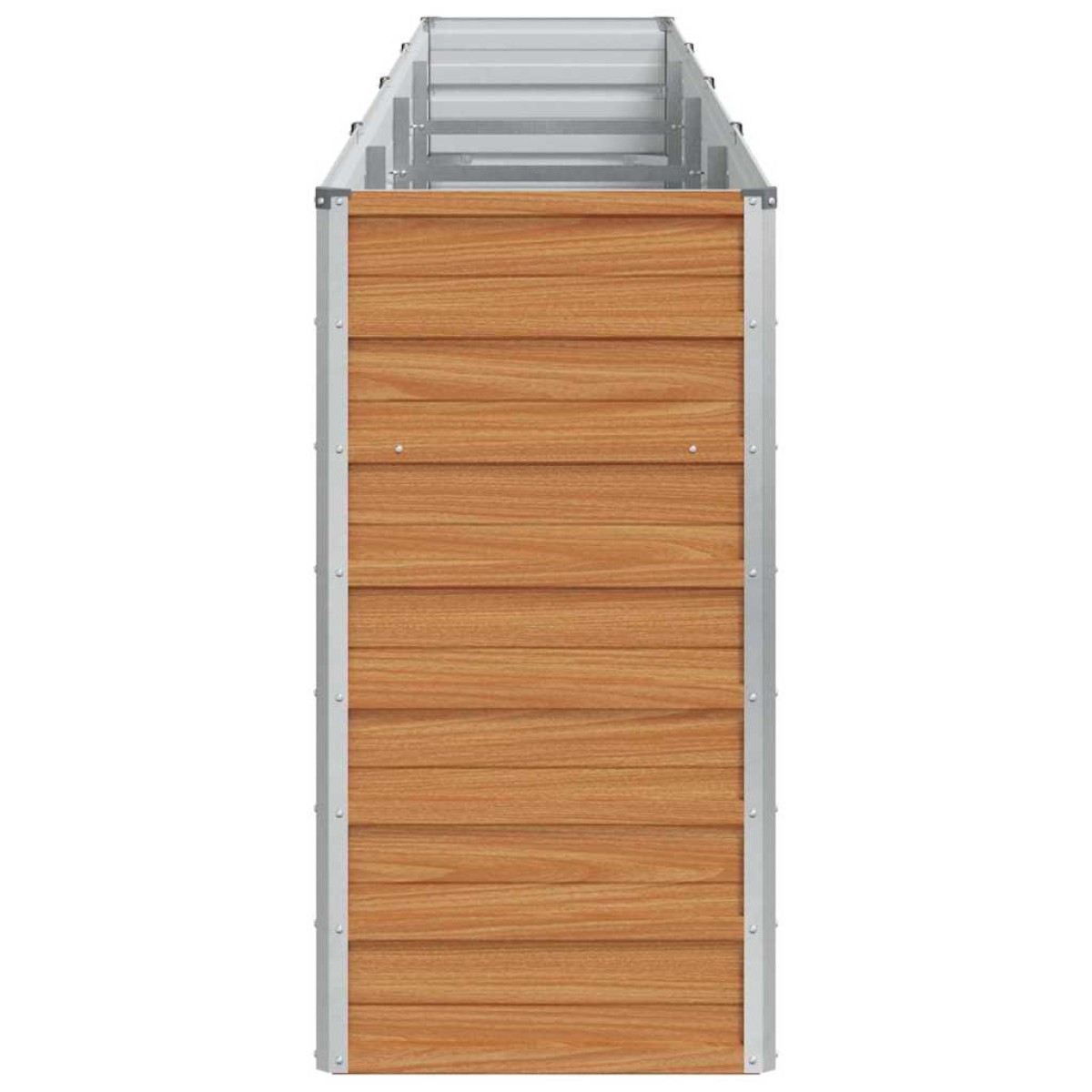 vidaXL Υπερυψωμένη Ζαρντινιέρα Ανοιχτό καφέ 320 x 40 x 77 cm