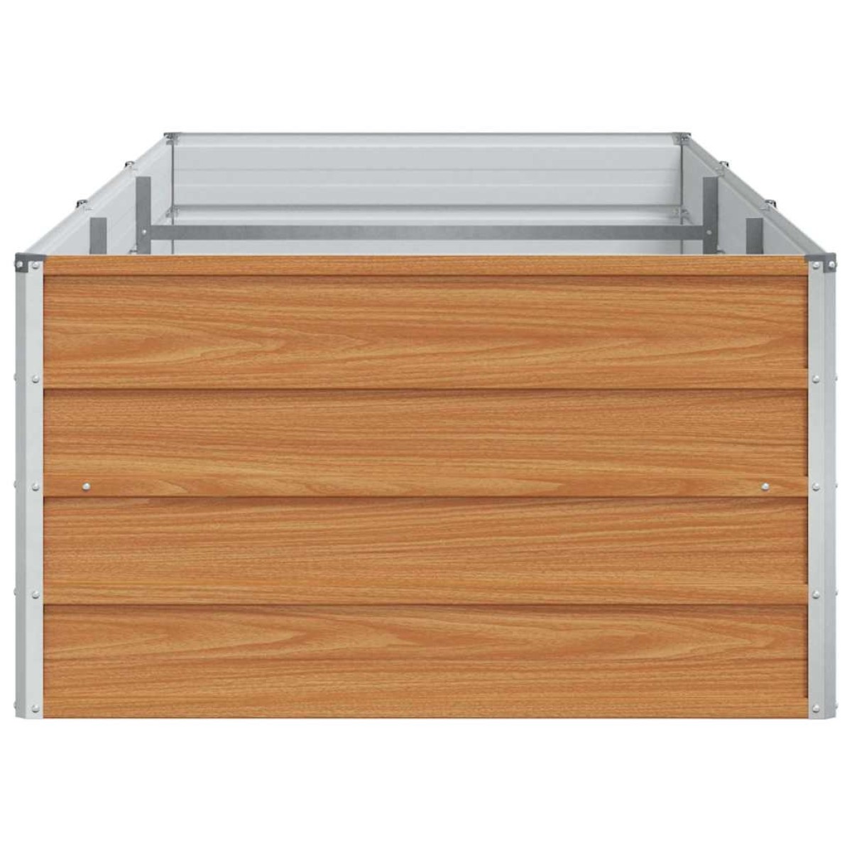 vidaXL Υπερυψωμένη Ζαρντινιέρα Ανοιχτό καφέ 240 x 80 x 45 cm