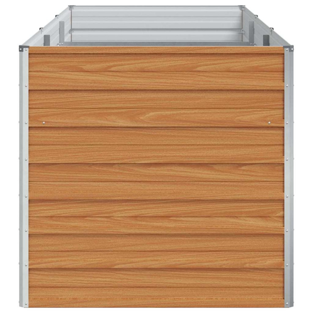 vidaXL Υπερυψωμένη Ζαρντινιέρα Ανοιχτό καφέ 240 x 80 x 77 cm